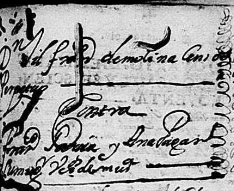 acensamiento beniel francisco garcia ana pagan 1690