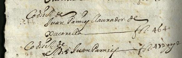 codicilo pamies ante baptiste ramon