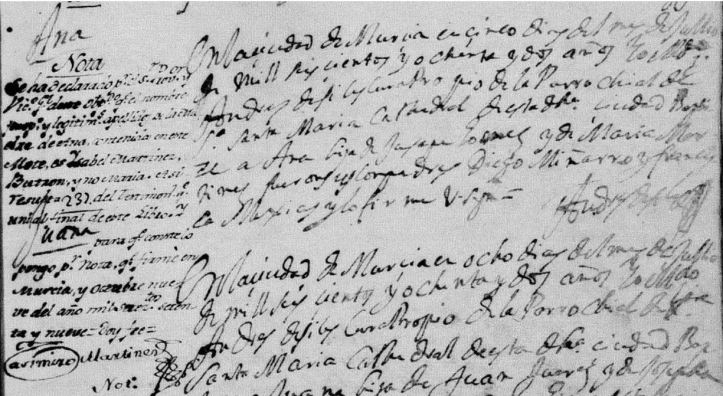 ana martinez butron nacimiento