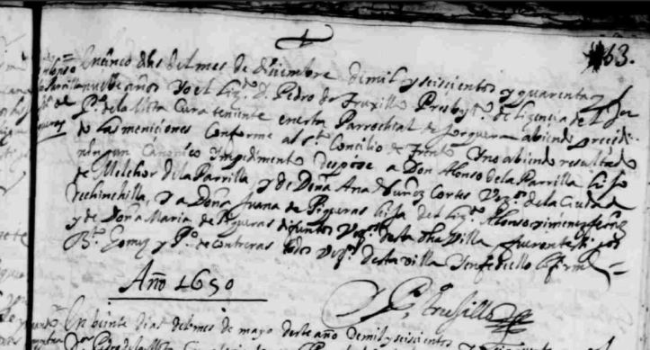 matrimonio juana de piqueras 1649 con melchor de la parrilla en jorquera